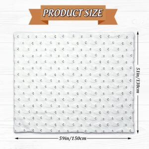 Halloween 3D Jacquard Blanket, White Ghost, 50 x 60 Inch